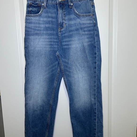 Old Navy Blue Straight-Leg Jeans Classic Denim - Picture 1 of 4
